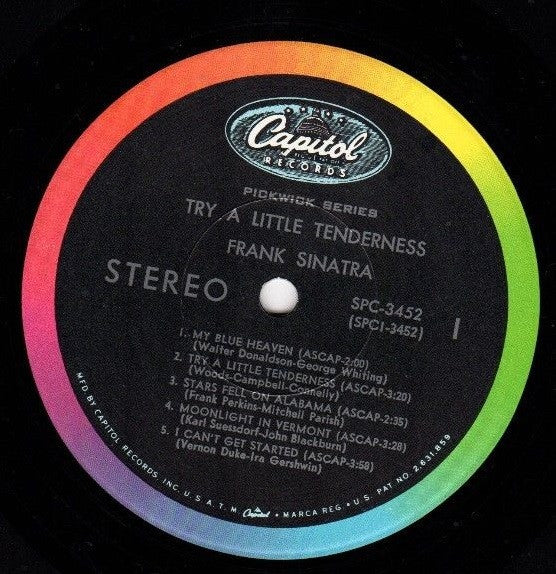 Frank Sinatra : Try A Little Tenderness (LP, Comp, Los)