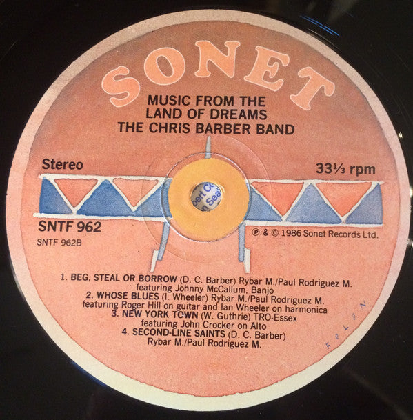 Chris Barber : Music From The Land Of Dreams (LP)