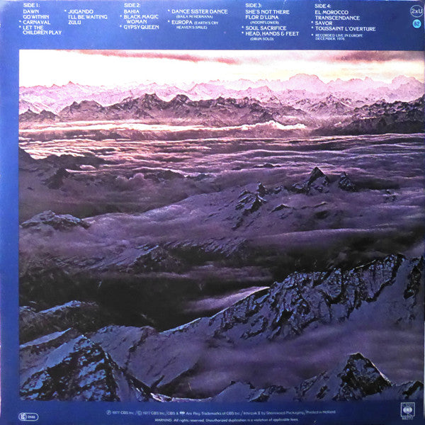 Santana : Moonflower (2xLP, Album)