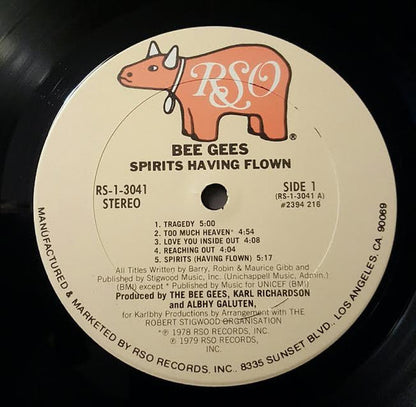 Bee Gees : Spirits Having Flown (LP, Album, Gat)