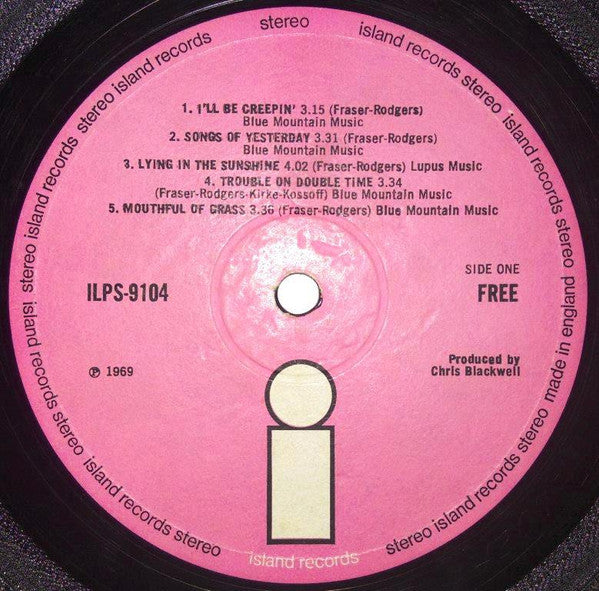 Free : Free (LP, Album, Gat)