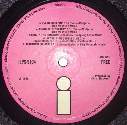 Free : Free (LP, Album, Gat)