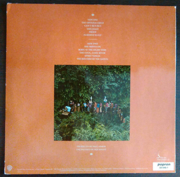 Paul Simon : The Rhythm Of The Saints (LP, Album)