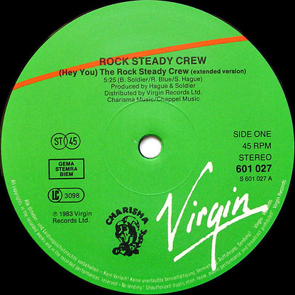 The Rock Steady Crew : (Hey You) The Rock Steady Crew (12")