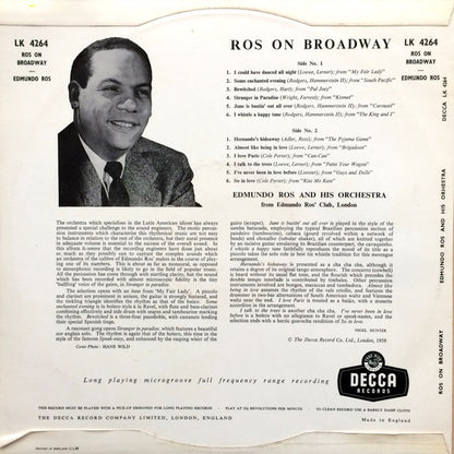 Edmundo Ros & His Orchestra : Ros On Broadway (LP, Album)