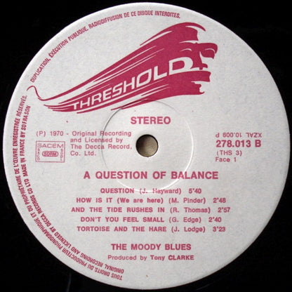 The Moody Blues : Question Of Balance (LP, Album, Ver)