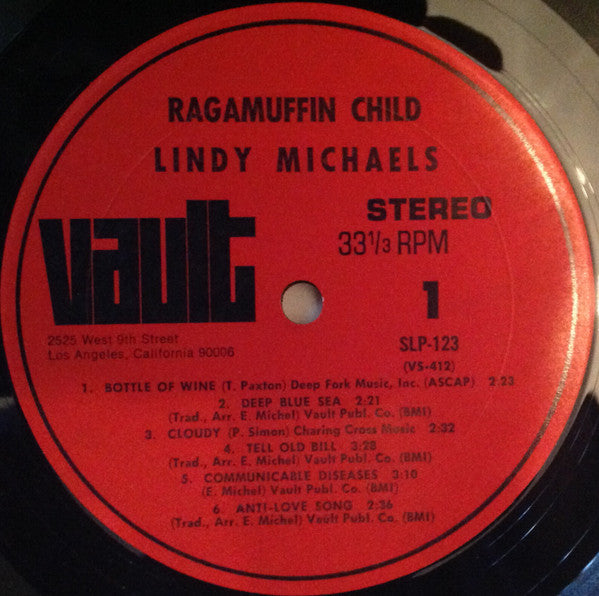 Lindy Michaels : Ragamuffin Child (LP, Album)