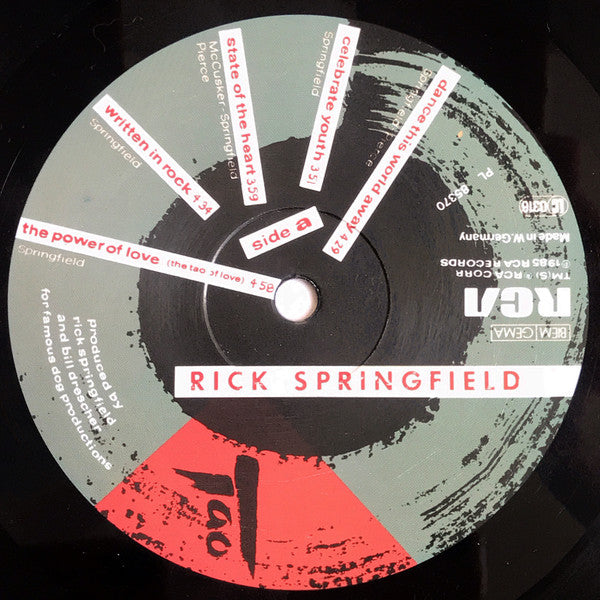 Rick Springfield : Tao (LP, Album)