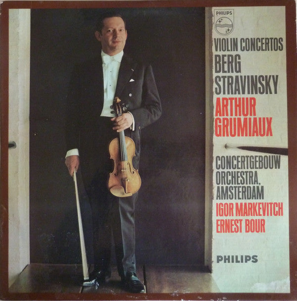 Arthur Grumiaux / Alban Berg / Igor Stravinsky : Violin Concertos (LP, Album)