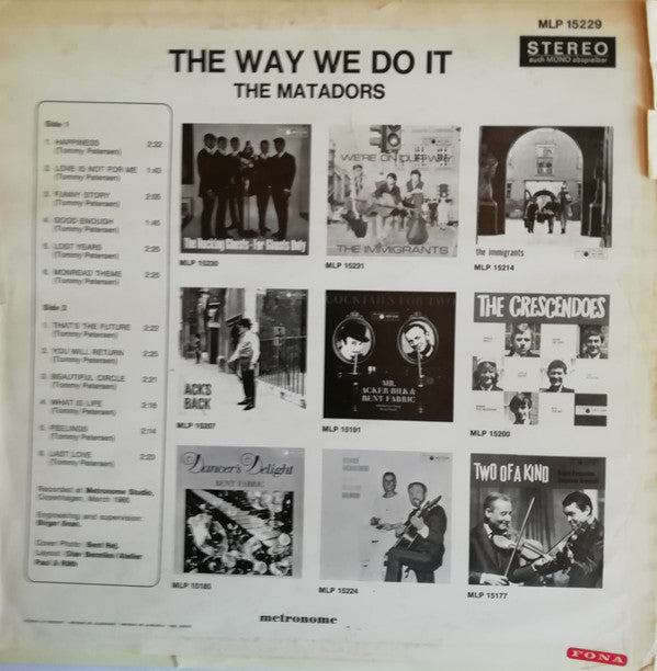 Matadorerne : The Way We Do It (LP, Album)