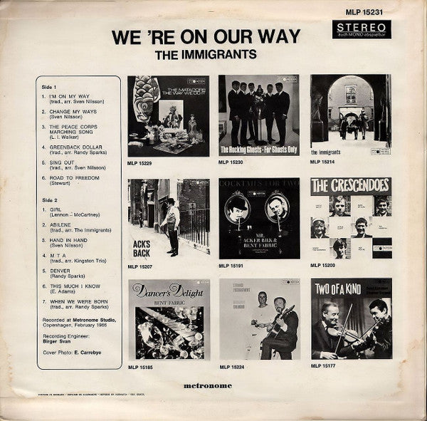 The Immigrants (3) : We're On Our Way (LP, Album)