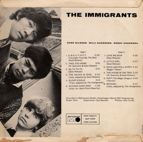 The Immigrants (3) : Love Me Now (LP, Album)