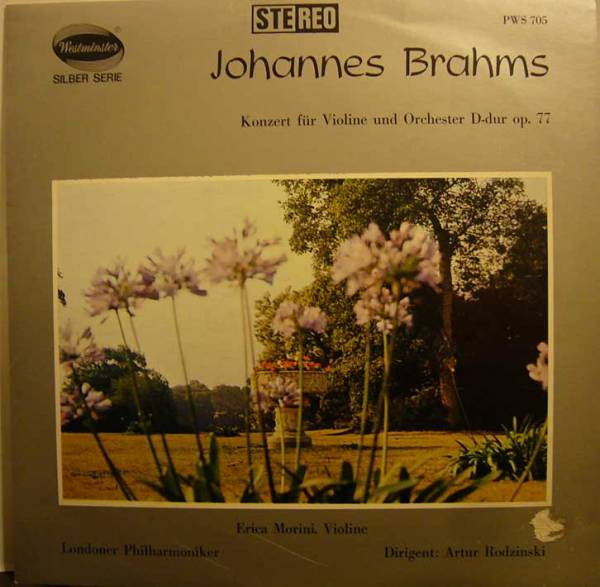 Johannes Brahms, Erica Morini : Violinkonzert D-dur Op. 77 (LP)