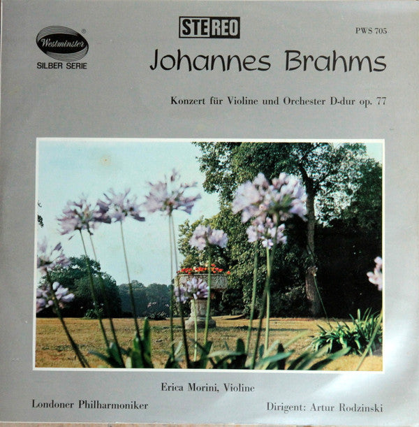 Johannes Brahms, Erica Morini : Violinkonzert D-dur Op. 77 (LP)