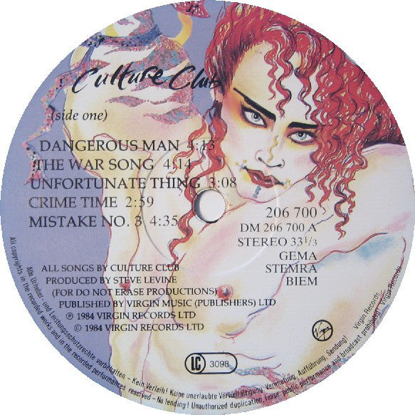 Culture Club : Waking Up With The House On Fire (LP, Album)