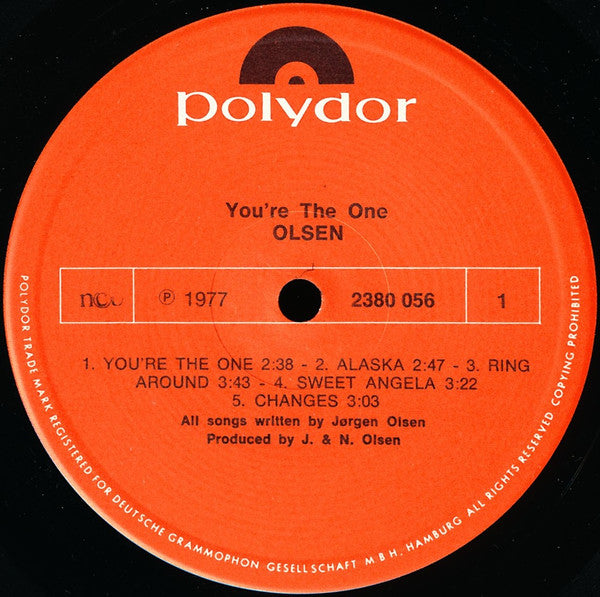 Olsen Brothers : You're The One (LP, Album)