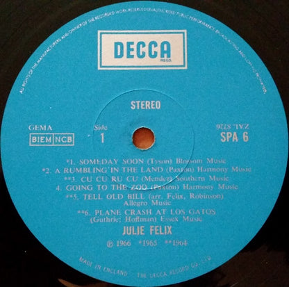 Julie Felix : The World Of Julie Felix (LP, Comp)