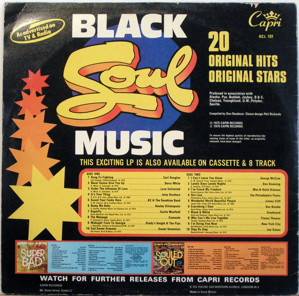 Various : Black Soul Music (LP, Comp)