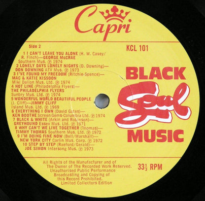 Various : Black Soul Music (LP, Comp)