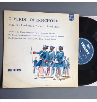 Giuseppe Verdi, Nederlands Opera Koor Ltg. Henk van Wielink, The Hague Philharmonic Ltg. Rudolf Moralt : Opernchöre (10")