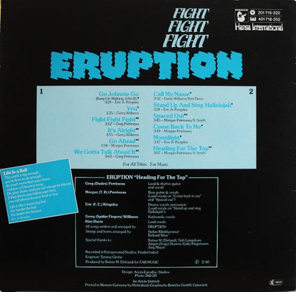 Eruption (4) : Fight Fight Fight (LP, Album)