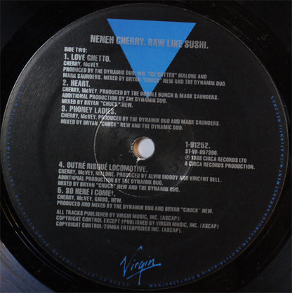 Neneh Cherry : Raw Like Sushi (LP, Album, SRC)