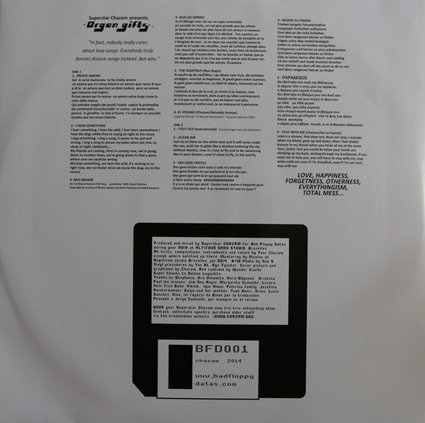 David Chazam : Organ Gifts (LP, Album)