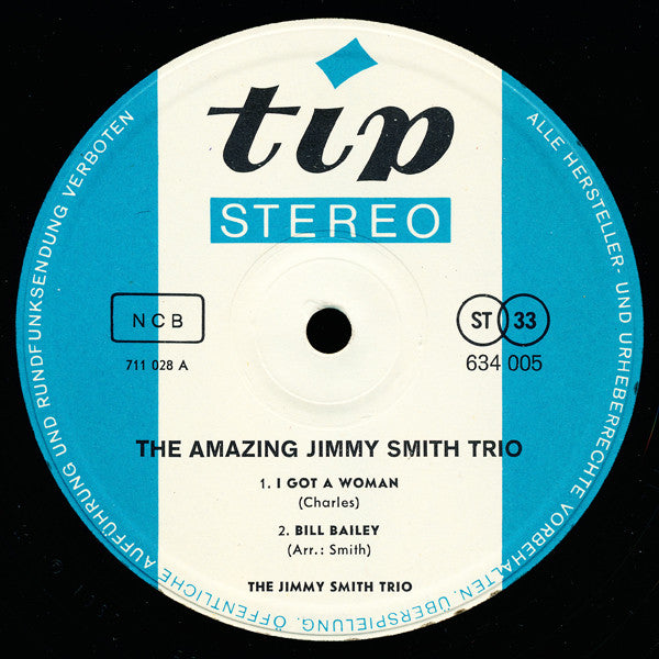 Jimmy Smith Trio : The Amazing Jimmy Smith Trio Live! (LP, Album, RE)