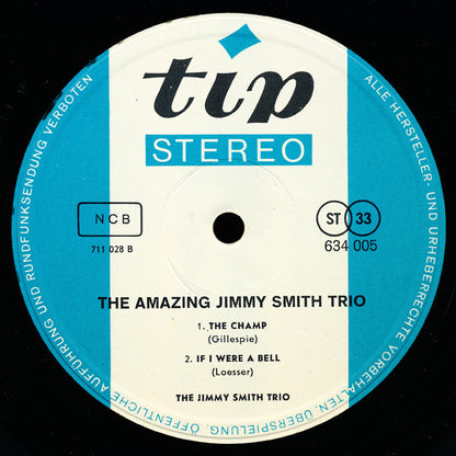 Jimmy Smith Trio : The Amazing Jimmy Smith Trio Live! (LP, Album, RE)