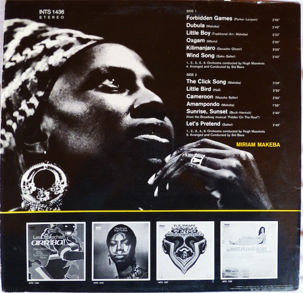 Miriam Makeba : Forbidden Games (LP, Comp)