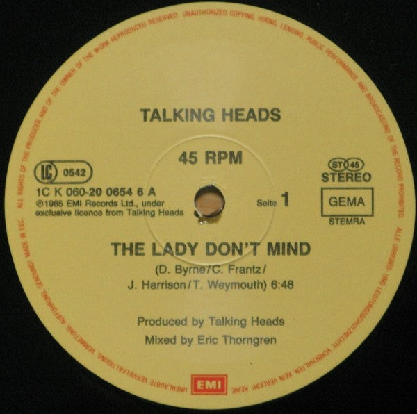 Talking Heads : And She Was (12", Maxi)