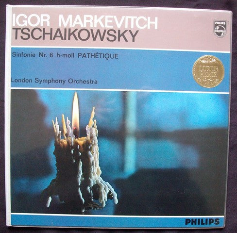 Pyotr Ilyich Tchaikovsky, London Symphony Orchestra, Igor Markevitch : Sinfonie Nr. 6 H-moll Pathétique (LP, Album, Mono, RE)