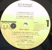 Shit & Chanel : Tak For Sidst (LP, Album, RE)