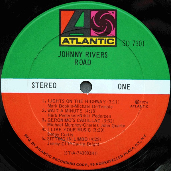 Johnny Rivers : Road (LP, Album, RI )