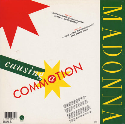 Madonna : Causing A Commotion (12", Maxi)