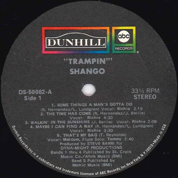 Shango (3) : Trampin' (LP, Album)