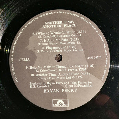 Bryan Ferry : Another Time, Another Place (LP, Album, RE, Gat)