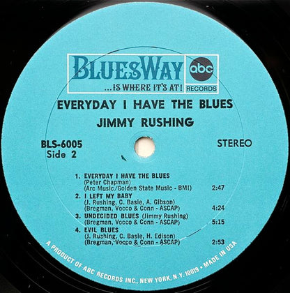 Jimmy Rushing With Oliver Nelson And His Orchestra : Every Day I Have The Blues (LP, Album)