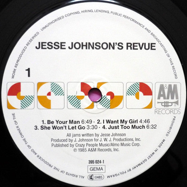 Jesse Johnson's Revue : Jesse Johnson's Revue (LP, Album)