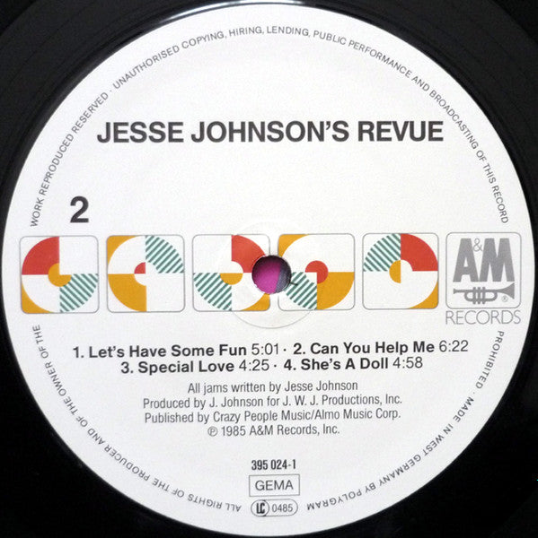 Jesse Johnson's Revue : Jesse Johnson's Revue (LP, Album)