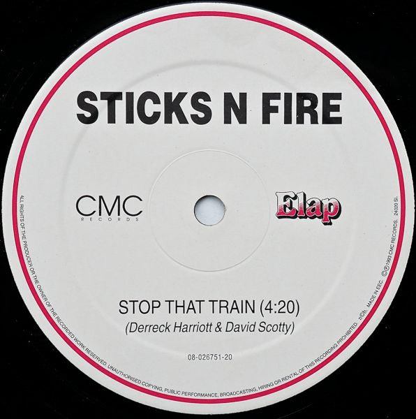 Sticks 'N' Fire : Stop That Train (12")