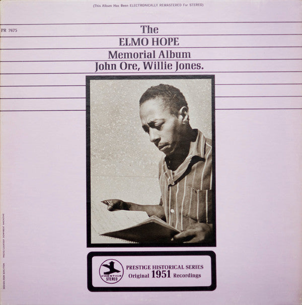 Elmo Hope : The Elmo Hope Memorial Album (LP, Album, RE, RM)