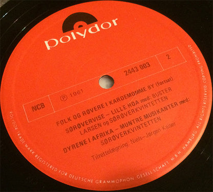 Various : Folk Og Røvere I Kardemomme By / Sørøvere, Hottentotter Og Muntre Musikanter (LP, RE)