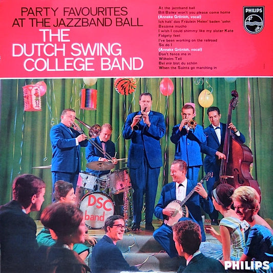 The Dutch Swing College Band : Party Favourites At The Jazz-Band Ball (LP, Album, Mono)