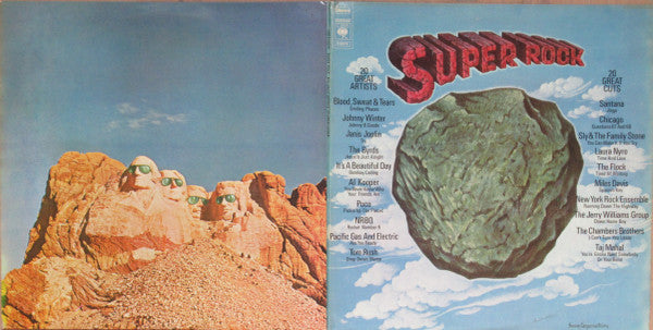 Various : Super Rock - 20 Great Artists 20 Great Cuts (2xLP, Comp, Gat)