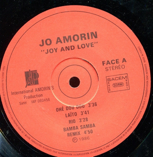 Jo Amorin : Joy And Love (LP, Album)