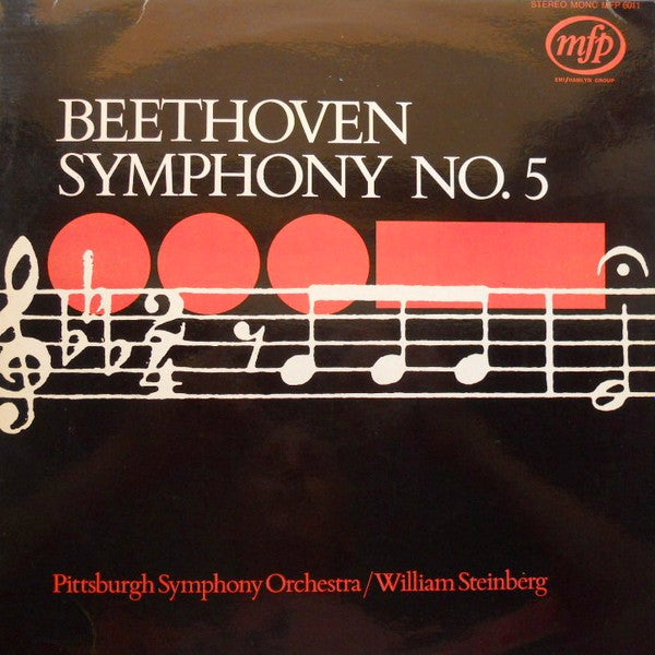 Ludwig van Beethoven, Pittsburgh Symphony Orchestra / William Steinberg : Symphony No. 5  (LP, Album, RE, Fli)