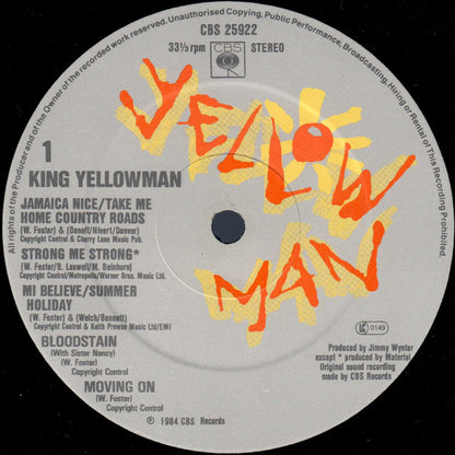 Yellowman : King Yellowman (LP, Album)