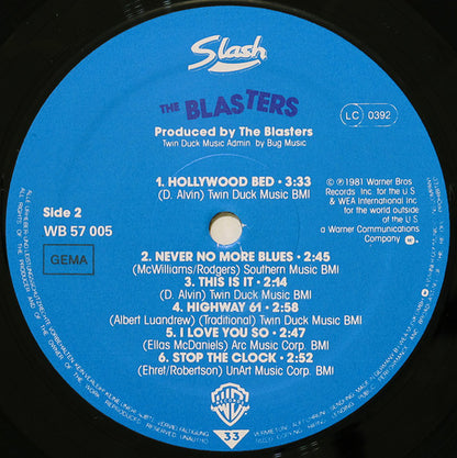 The Blasters : The Blasters (LP, Album)