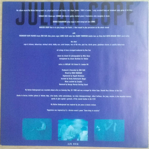 Julian Cope : My Nation Underground (LP, Album)